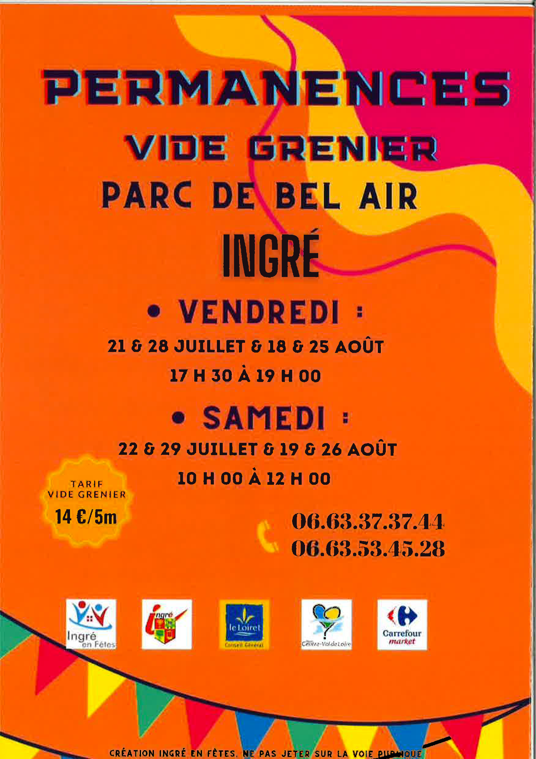 Vide Grenier de la St Loup Ville d'Ingré